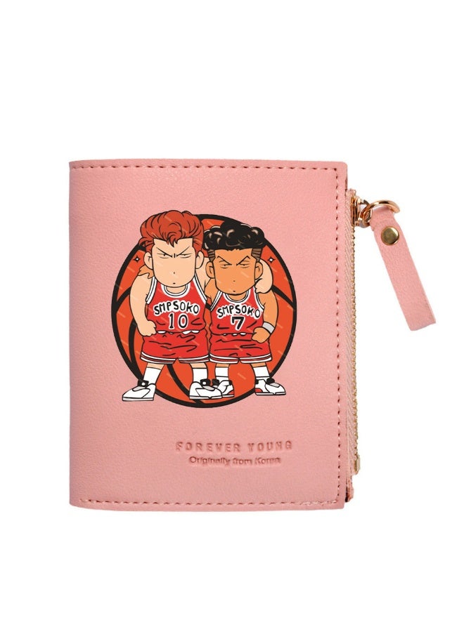 KUYING Slam Dunk Anime Student Lightweight Wallet Card Bag  - Image 1