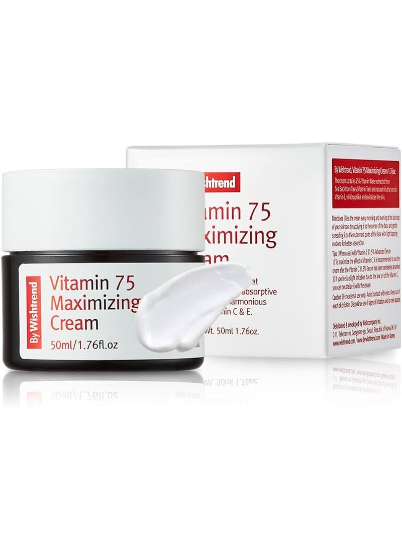 By Wishtrend Vitamin 75 Maximizing Cream 50g - Image 4