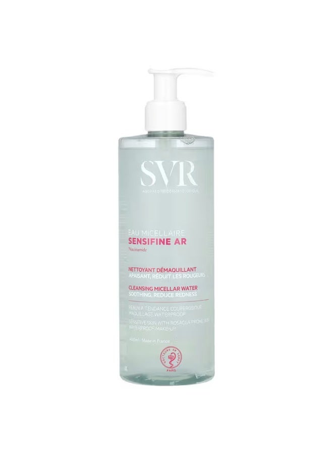SVR, Sensifine AR, Cleansing Micellar Water, Fragrance-Free, 13.5 fl oz (400 ml)