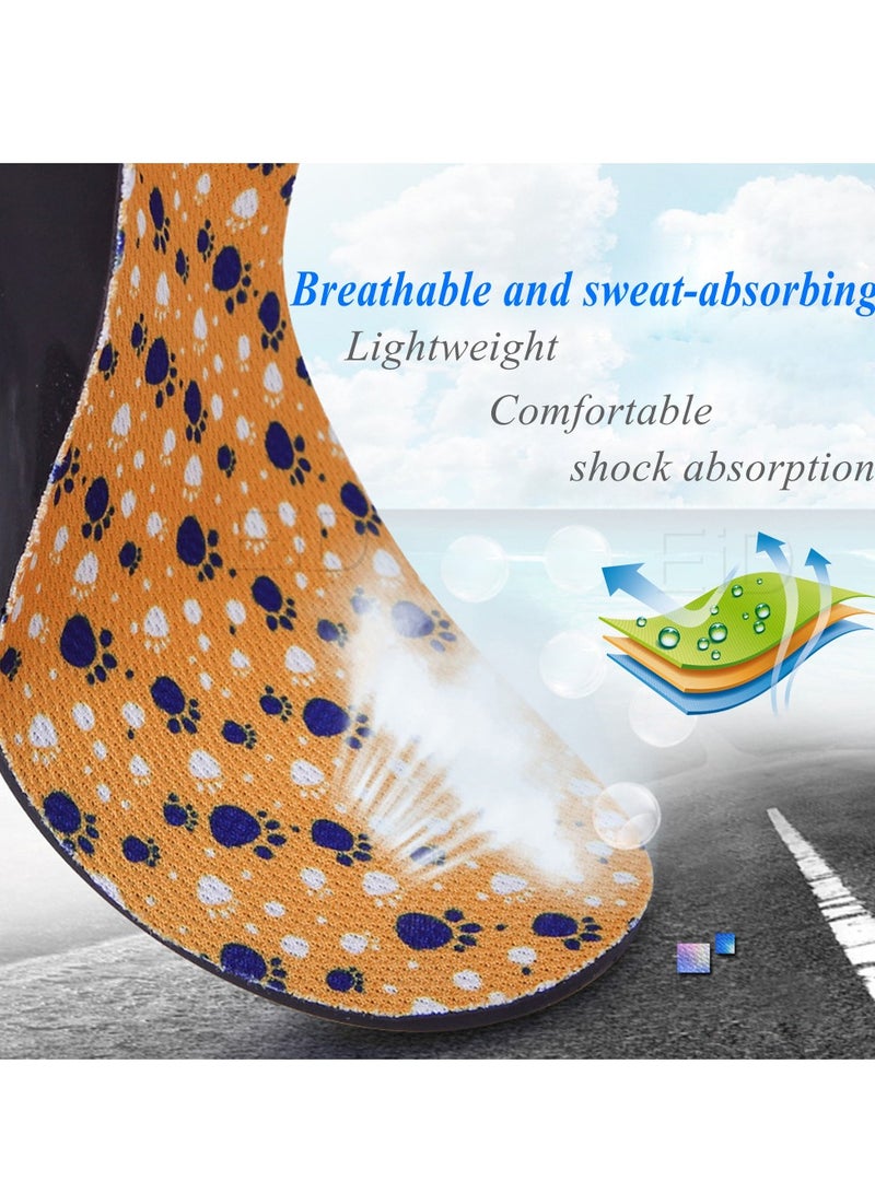 KASTWAVE Kids Arch Support Shoe Insoles, Children EVA Foam Inserts for Flat Feet, Plantar Fasciitis, Comfortable Breathable, Shock Absorption Arch Support Insoles (Size 28 - 31/20.5 cm) - Image 5