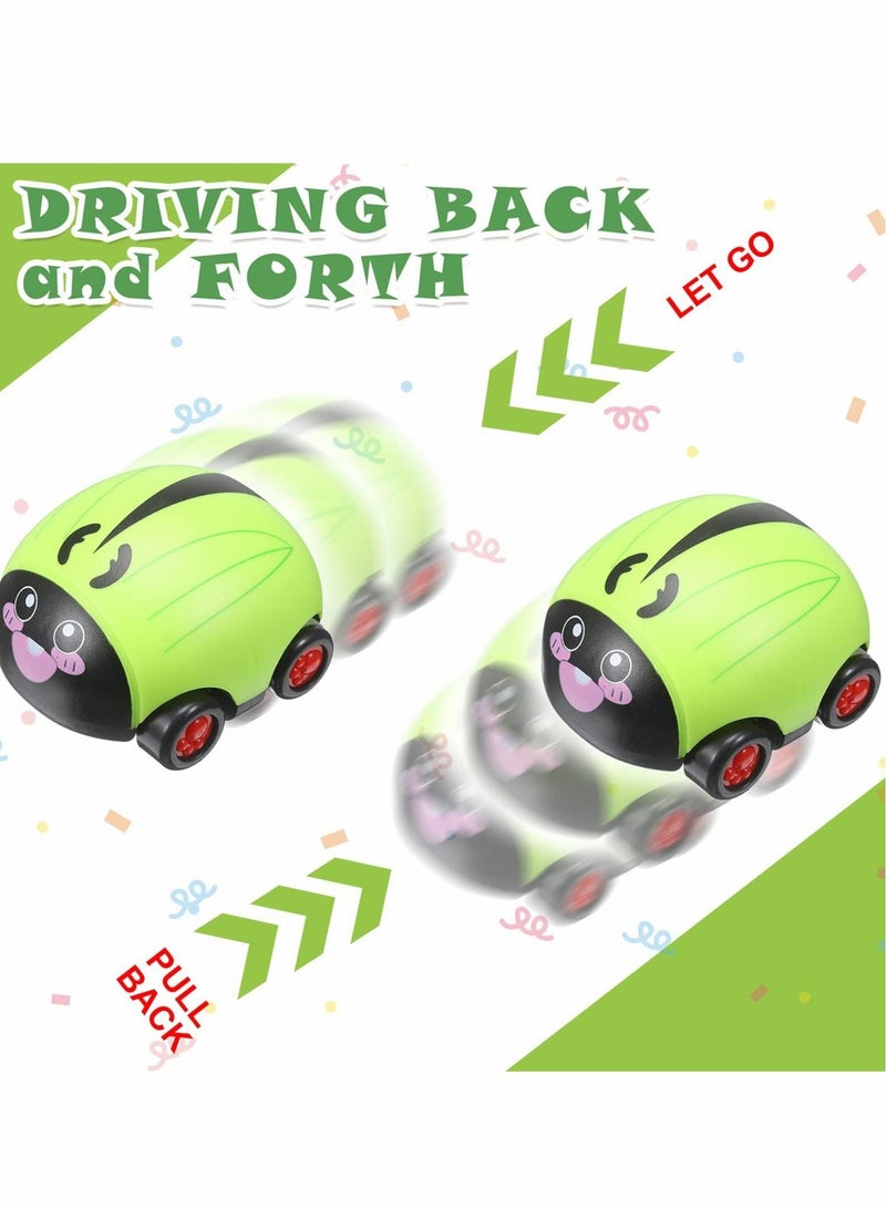 Friction Powered Vehicle Playset Toddler Toys for 3-6 Year Old Toddlers Kids Boys Girls 6 Pieces  - Image 3