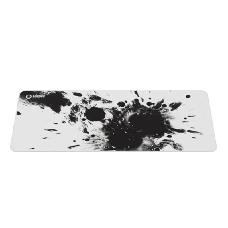 MPA14XL Gaming Mouse Pad Advanced, 900×400×3 mm High‑Speed Glide Surface, Double‑Stitched Edges, Anti‑Slip Rubber Base, Optimized for All Sensors, White/Black - Image 2