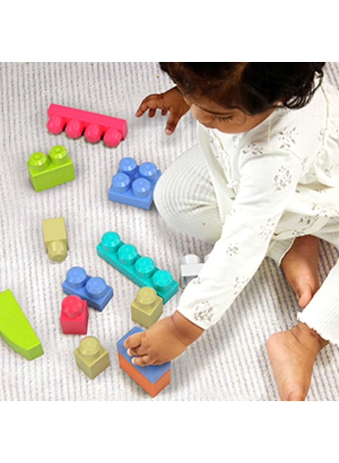 Mega Bloks Big Building Bag Building Set With 60 Big And Colourful Building Blocks, And 1 Storage Bag, Toy Gift Set For Ages 1 And Up - Image 3