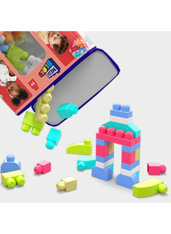 Mega Bloks Big Building Bag Building Set With 60 Big And Colourful Building Blocks, And 1 Storage Bag, Toy Gift Set For Ages 1 And Up - Image 5