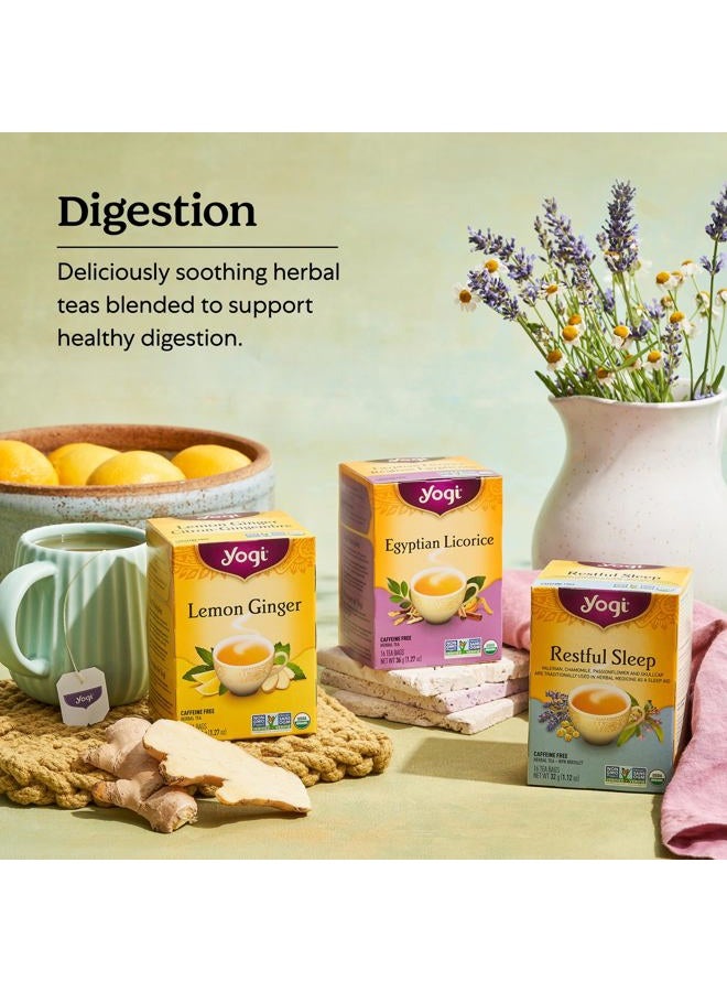 YOGI Ginger Tea, Caffeine Free, Non GMO, 16 Bags (Pack Of 6) - Image 5