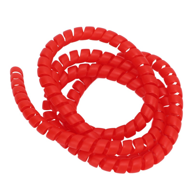 Scooter Universal Spiral Cable Wire Wrap Plastic Spiral Brake Line Wrap for M365 Pro Electric ScoooterRed - Image 5