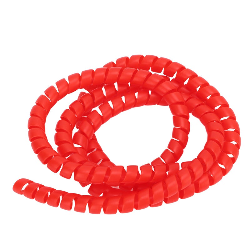 Scooter Universal Spiral Cable Wire Wrap Plastic Spiral Brake Line Wrap for M365 Pro Electric ScoooterRed - Image 3