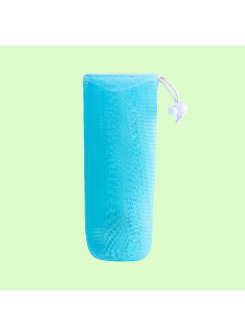 Thickened Foaming Net Soap Saver bubble net blue