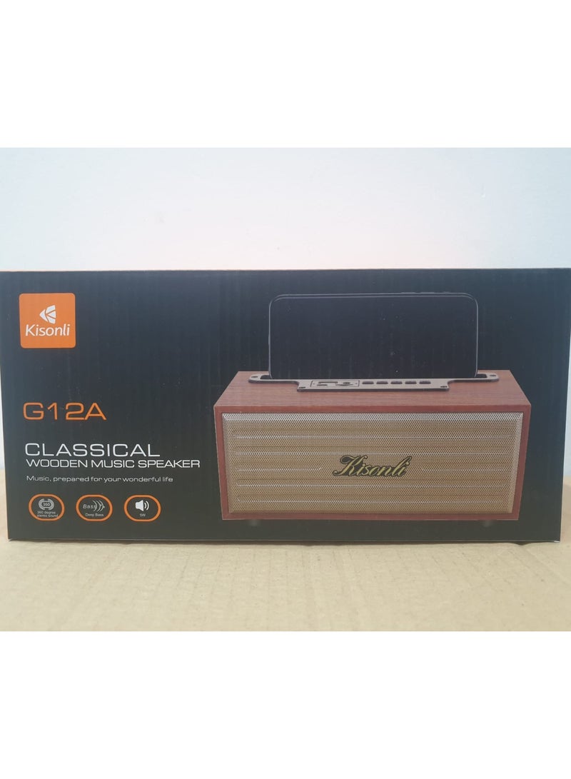 Kisonli blutooth speaker in wood design - Image 5