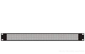 PENN ELCOM Penn-Elcom Perforated Rack Panel (1U - Vented) - Image 4