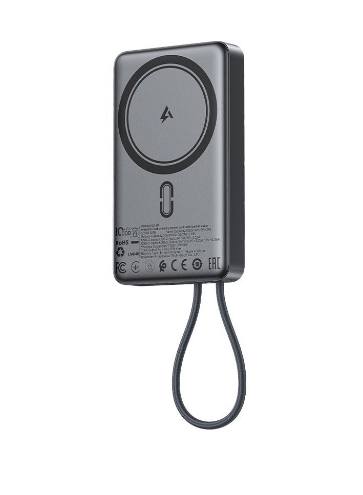 ACEFAST M18 PD22.5W power bank 10000mAh with wireless charging and cable. - Image 1
