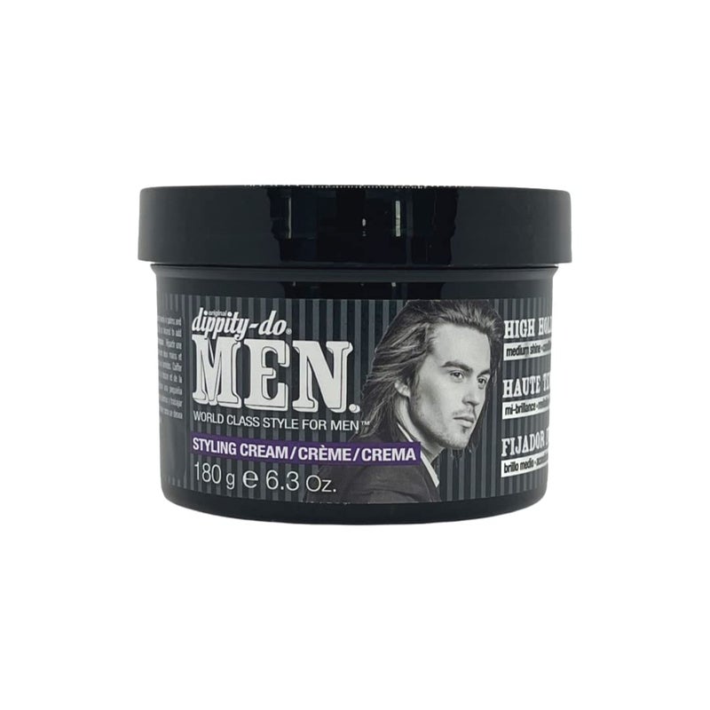 dippity-do Dippity Do for Men, Styling Cream High Hold, 6.3 Oz.