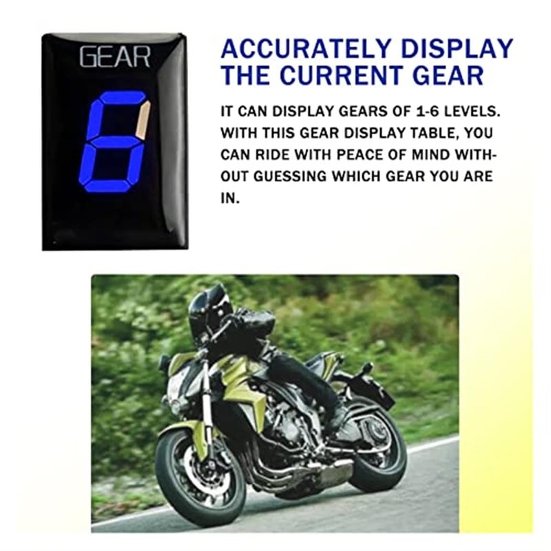 Wivplex 1-6 Gear Indicator for 400R Motorcycles - Image 5