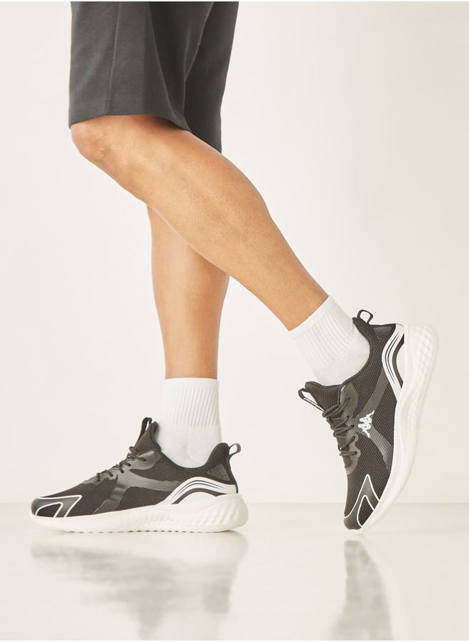 Kappa - Men's Textured Lace-Up Sports Shoes - Image 1
