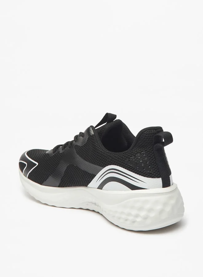 Kappa Men's Textured Lace-Up Sports Shoes