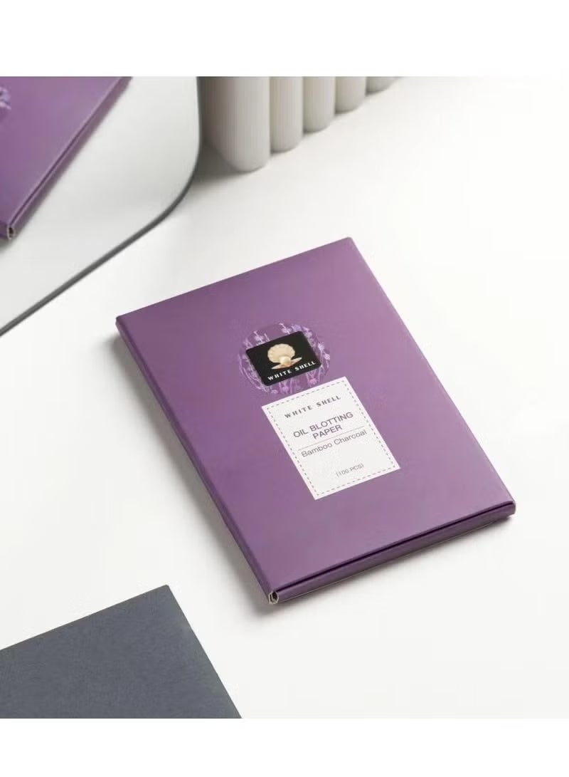 وايت شيل مناديل تنظيف الوجه بالزيت من فحم الخيزران - 100 قطعة - Image 3