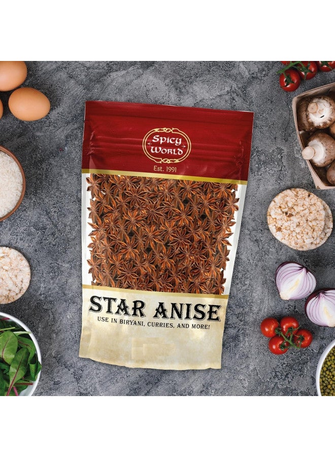 Spicy World Star Anise Whole Pods 6 Oz Bag -Premium Quality, Vegan, All Natural, Dried, Great for Baking & Tea - Image 5