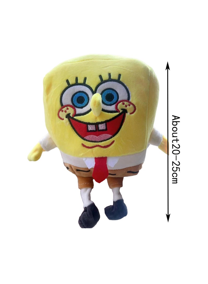8-Inch Spongebob Squarepants Plush Toy, Animal Pillow, Soft Cartoon Doll Decoration, Suitable As A Gift For Children And Loved Ones On Birthdays And Holidays - Image 2