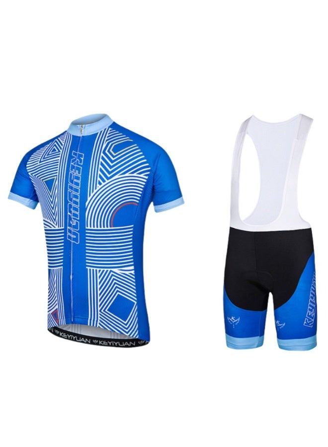 KUYING GR New Summer Outdoor Sunscreen Moisture Absorption Quick Drying Bicycle Women's Cycling Clothing Set  - Image 1