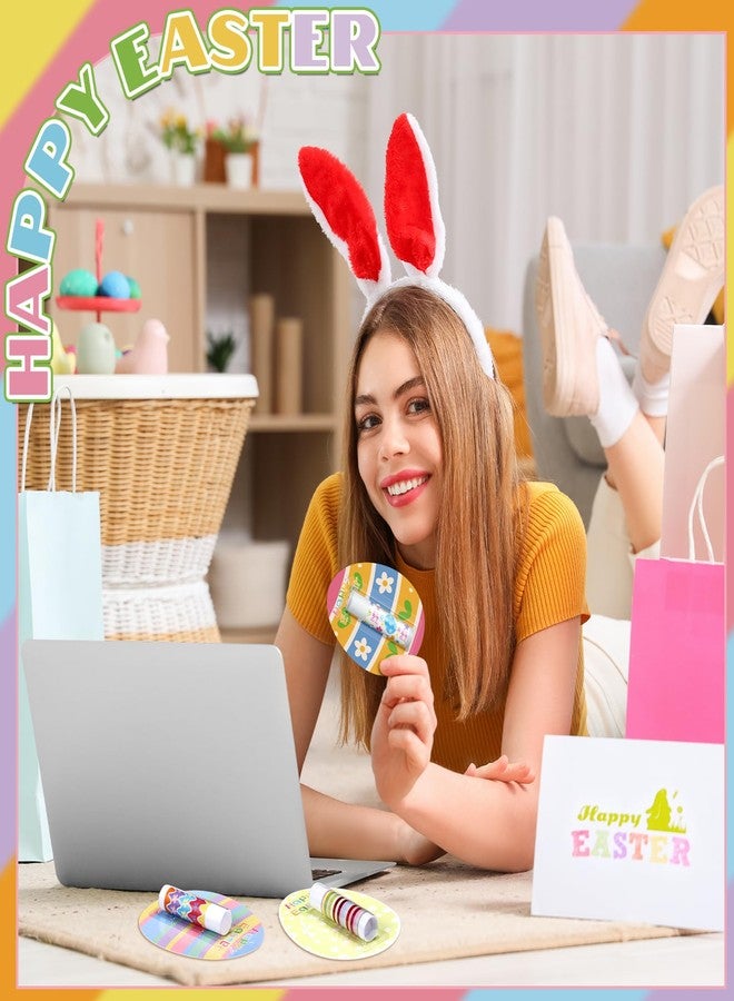 Leelosp 30 Pack Easter Lip Balm Bulk Easter Egg Basket Fillers Stuffers Gifts Natural Care Moisturizing Lip Balm for Family Party Favors Employee Appreciation Women Teachers Staff - Image 4
