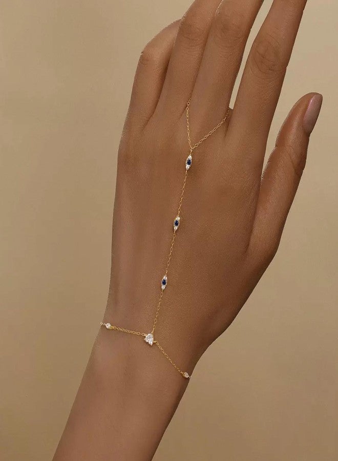 Frodete سوار فروديت بسلسلة يد، سوار ذهبي بخاتم، سلسلة يد للنساء، مجوهرات عصرية، هدايا عيد ميلاد - Image 4