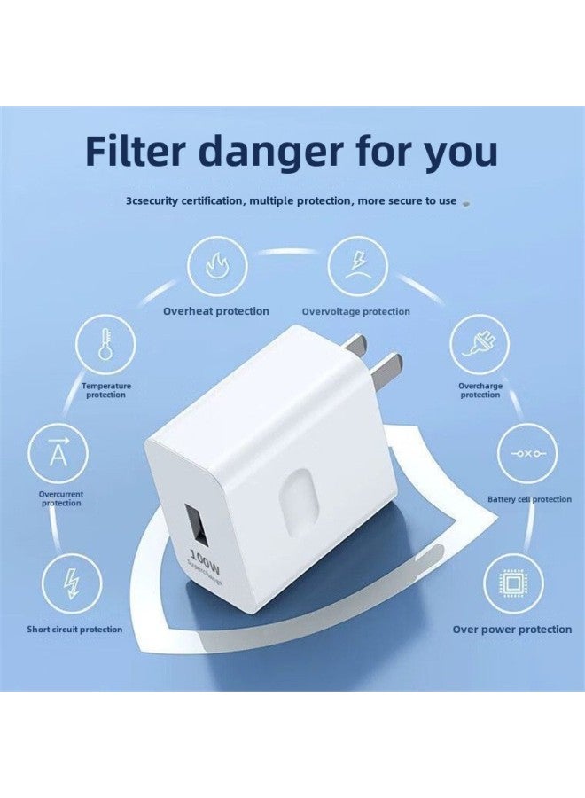 Low Temperature Fast Charging Head 120W Is Applicable To Huawei Mate60/P50/P40 Glory Mobile Phone 6A Data Line Android Universal-Color:120w Low Temperature Fast Charging Automatic Power Off When Fully Charged_certified Set Super Fast Charging Head + 1.5m  - Image 3