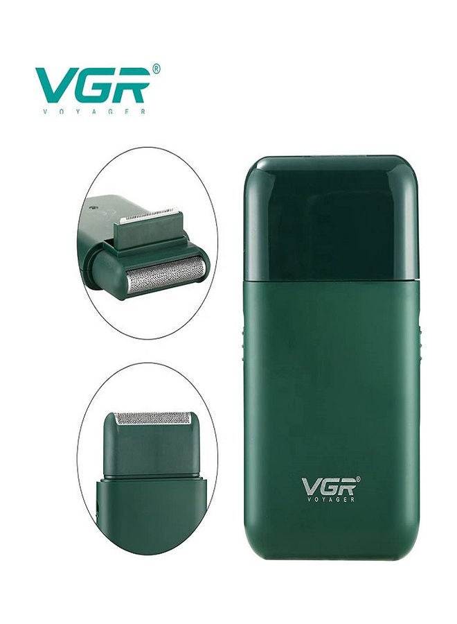 VGR V-390 Professional Electric Ultra Thin Rechargeable Razor For Face Care Beard Trimmer Reciprocating Blade With USB Travel Shaver Men Multicolour - Image 3