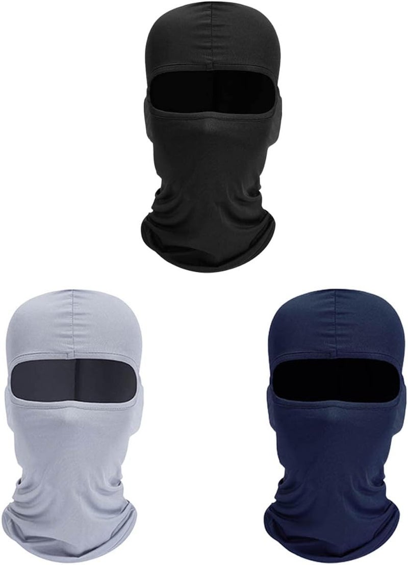 GoodTool 3PCS Balaclava Face Mask Set - Reusable Sun and Dust Protection for Outdoor Sports - Image 1