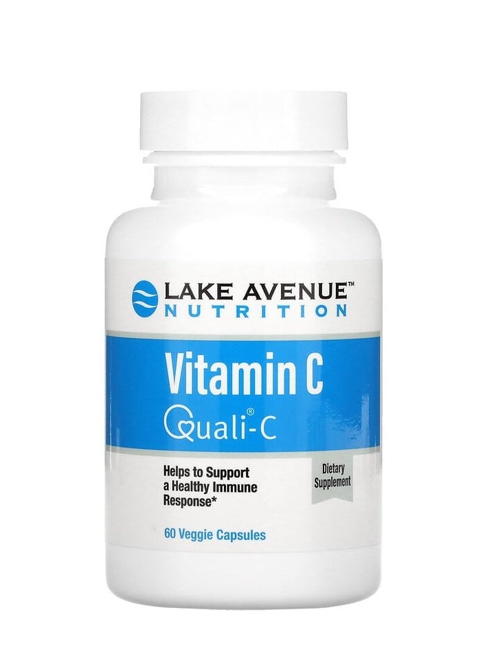 Lake Avenue Nutrition Lake Avenue Nutrition, Vitamin C, Quali-C, 1,000 mg, 60 Veggie Capsules 