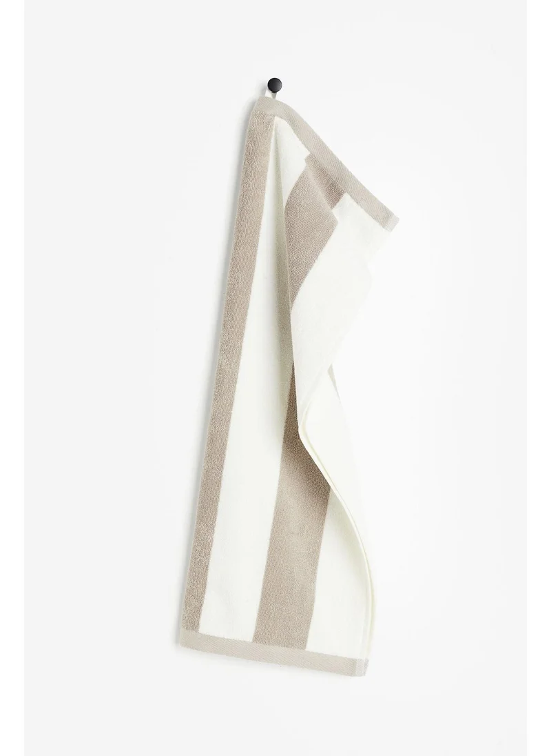 H&M Striped hand towel