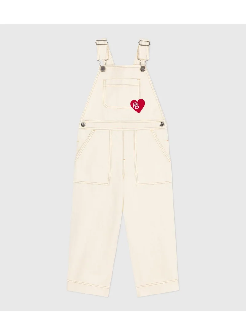 بيتي باتو Children's plain denim dungarees