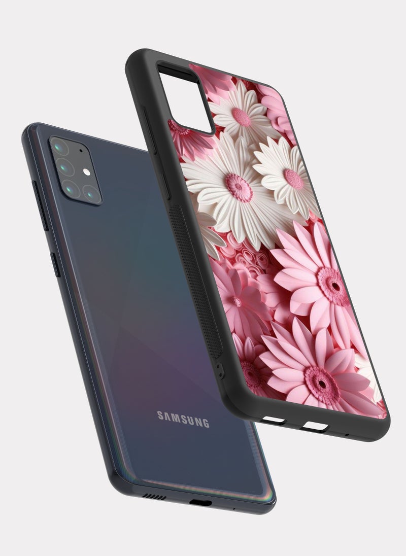 PXLAAT Samsung Galaxy A51 case cover Flowers - Image 2