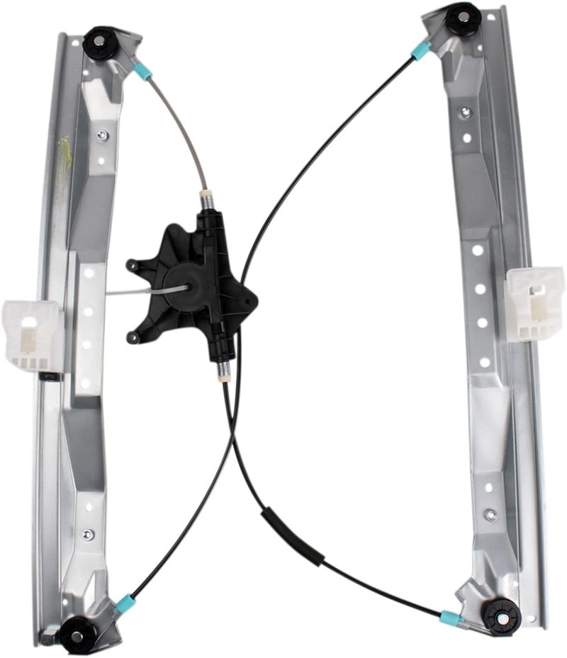 TRQ Front Left Window Regulator Driver Side Compatible with 2008-2016 Chrysler Town & Country 2008-2020 Dodge Grand Caravan 2012-2015 Ram C/V 2009-2014 Volkswagen Routan - Image 1