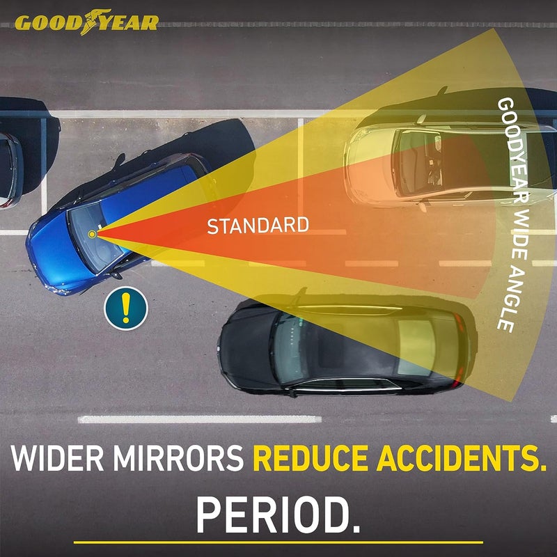 Goodyear 17” Panoramic Rear View Mirror - Image 3