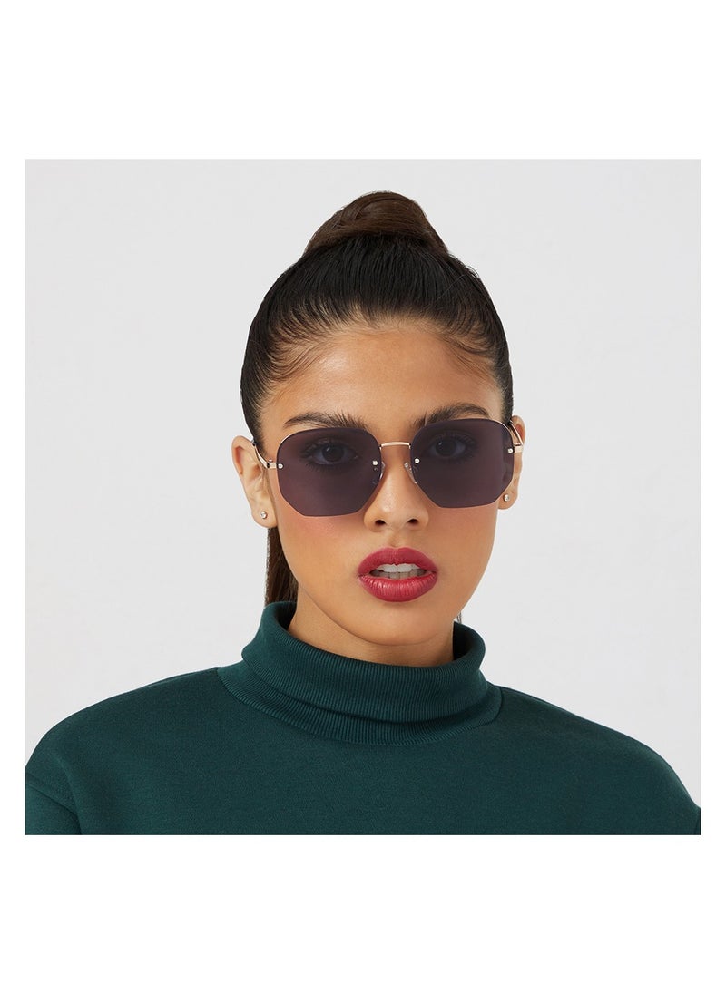 Blackout BlackOut Nina II, Unisex Hexagon Sunglasses with UV400 Protection  - Image 3