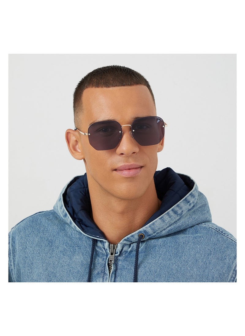 Blackout BlackOut Nina II, Unisex Hexagon Sunglasses with UV400 Protection  - Image 5