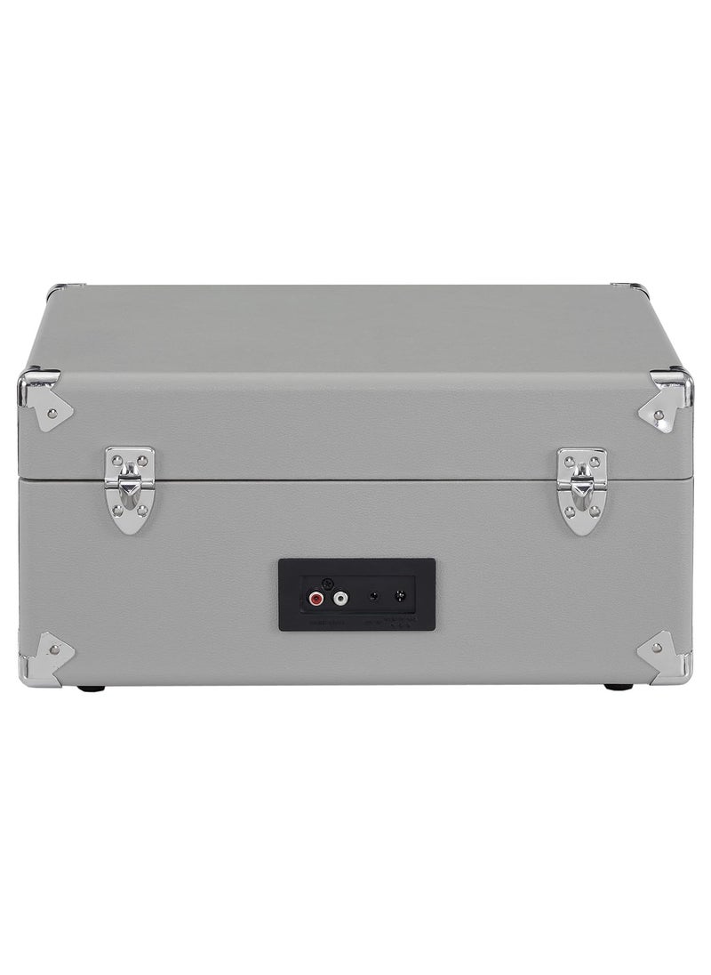 Crosley Crosley CR6253B-GY Anthology Vintage 3-Speed Bluetooth in/Out Suitcase Turntable Gray  - Image 2