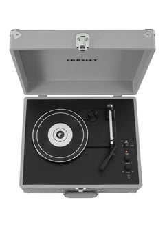 Crosley Crosley CR6253B-GY Anthology Vintage 3-Speed Bluetooth in/Out Suitcase Turntable Gray  - Image 4