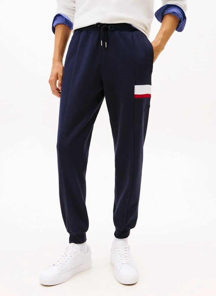 TOMMY HILFIGER Colour-Blocked Fleece Cuffed Joggers