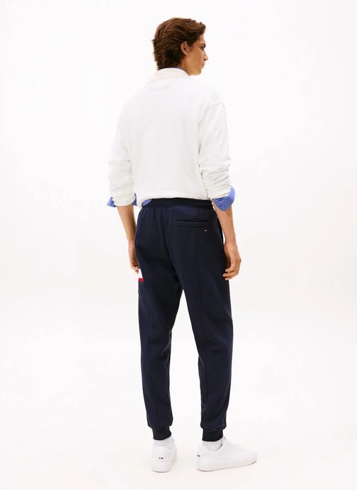 TOMMY HILFIGER Colour-Blocked Fleece Cuffed Joggers