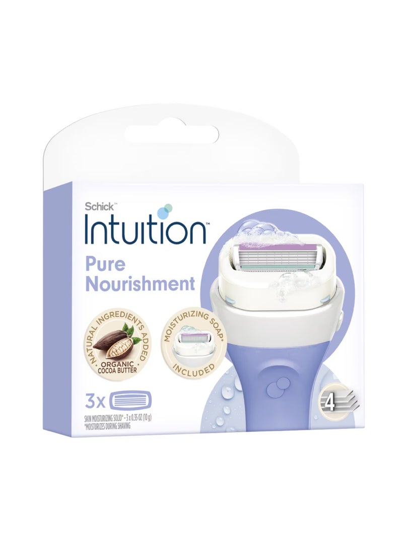 Intuition SCHICK INTUITION REFIL PURE NOURISH 3X