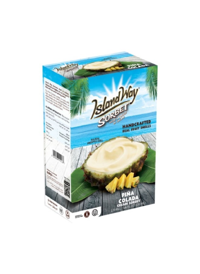 Fruit Sorbet Ice Cream, Pina Colada - 145 ml, South Africa