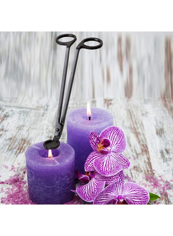 NIBEMINENT 2-Piece Wick Trimmer Candle Cutter Black - Image 5