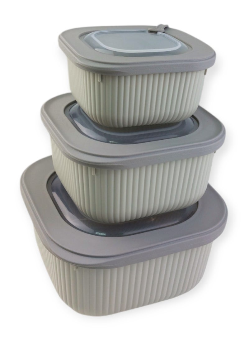 فولي لايف علب حفظ الطعام - 3 قطع - Image 2