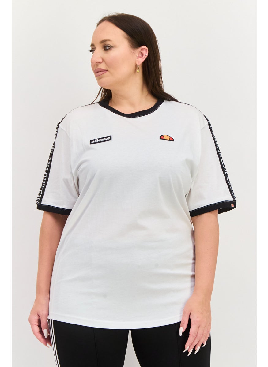 Ellesse Women Sportswear Fit Short Sleeves Outdoor T-shirt, White  - Image 1