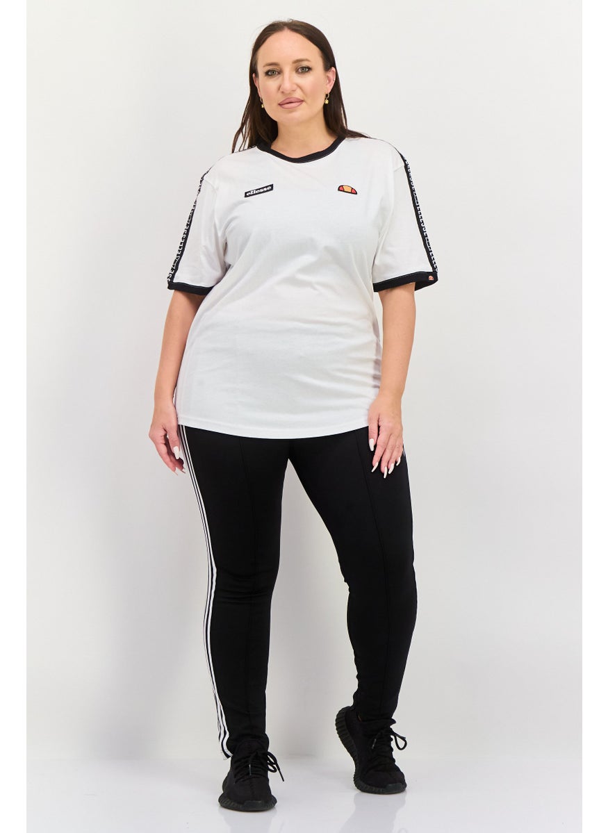 Ellesse Women Sportswear Fit Short Sleeves Outdoor T-shirt, White  - Image 3