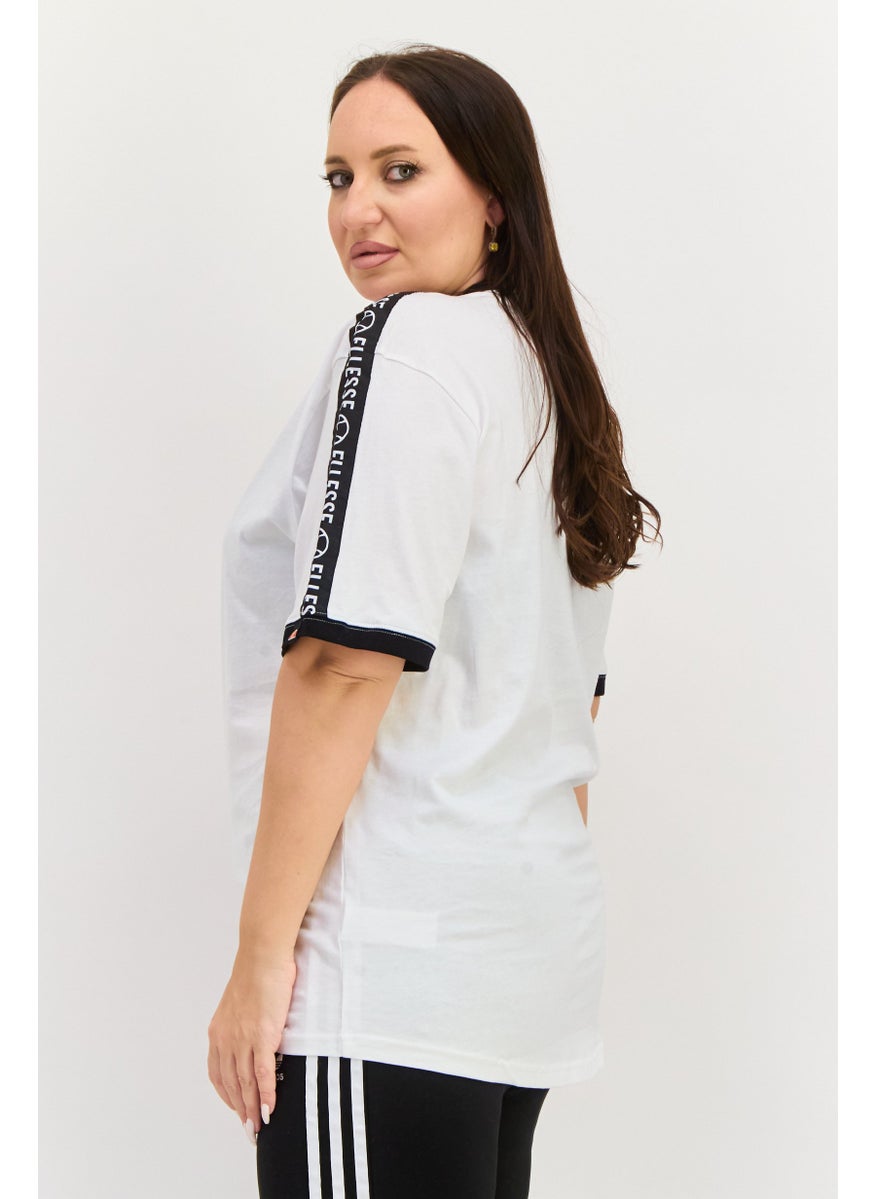 Ellesse Women Sportswear Fit Short Sleeves Outdoor T-shirt, White  - Image 4