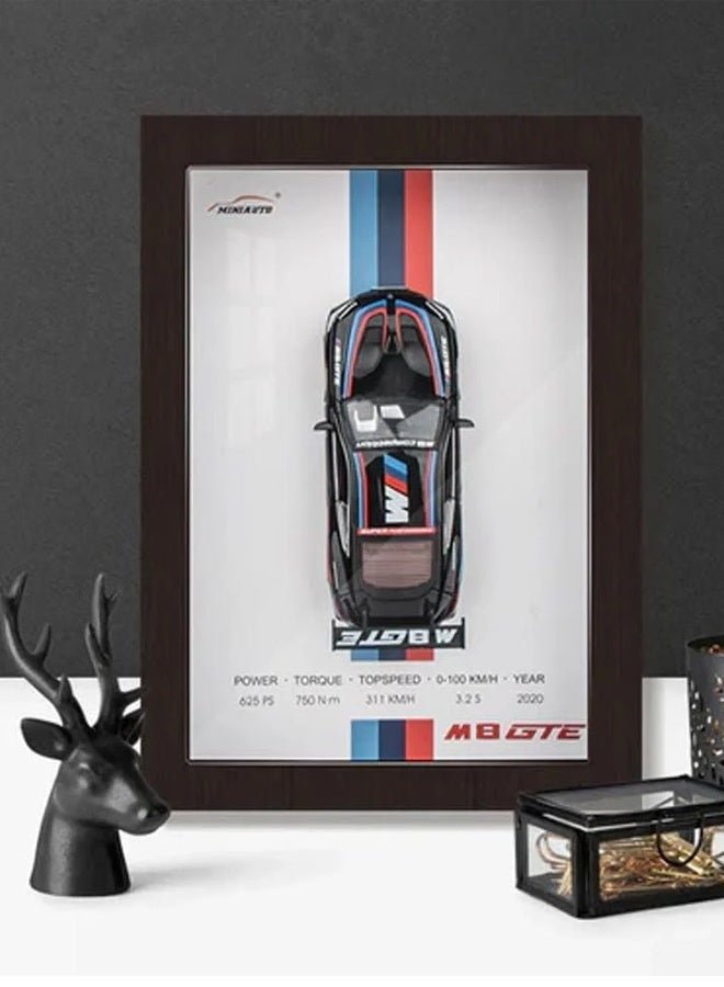 LITTLE ROCKZ Miniauto Diecast Car Frame Version Alloy Metal Sports Car Model Simulation 3D Racing Car Hanging Collection Decorative Kids Gifts - Image 2