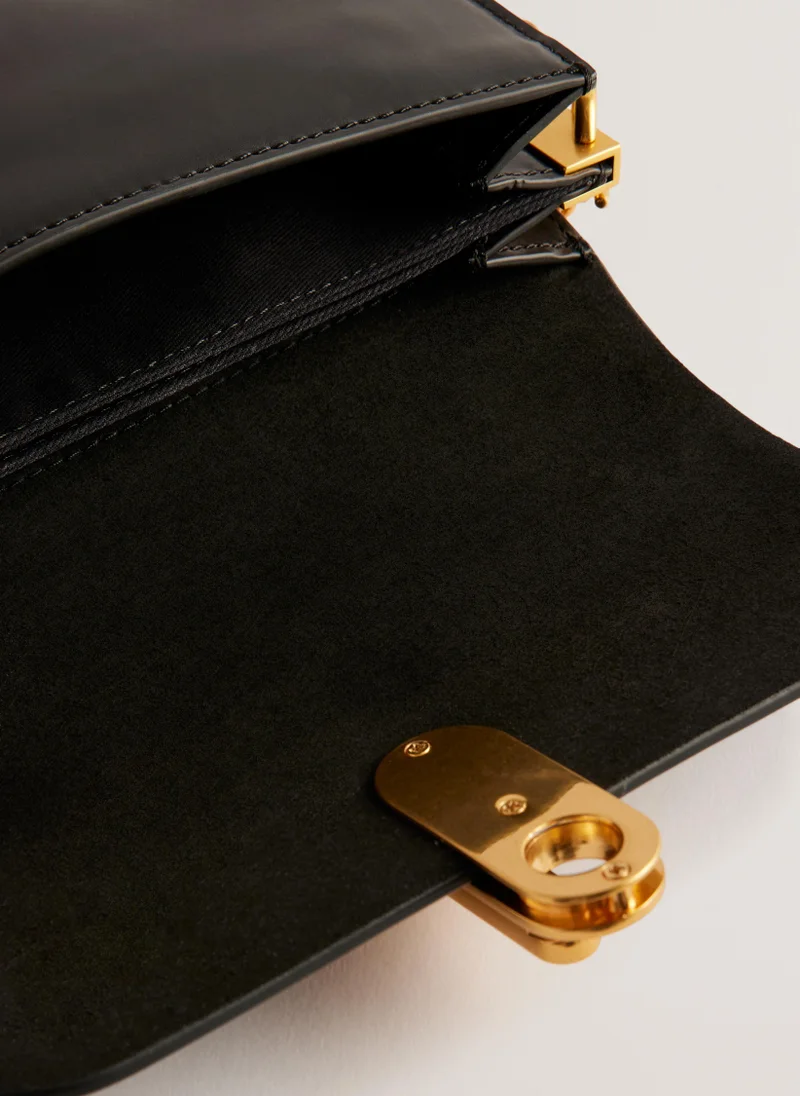 تيد بيكر Flap Over Chain Detailed Crossbody