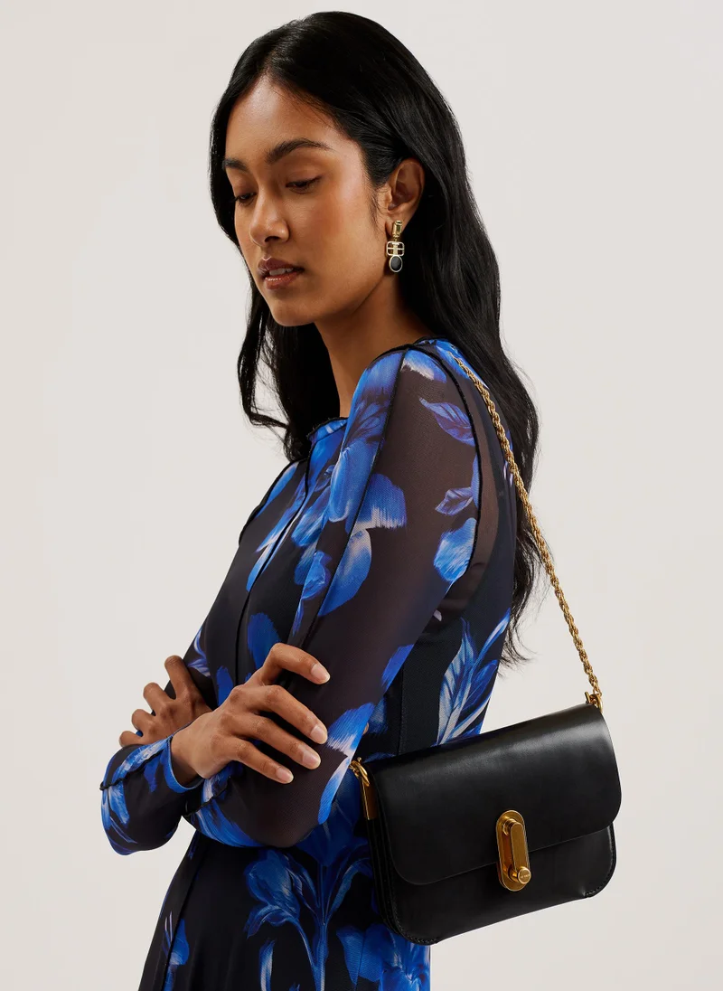 تيد بيكر Flap Over Chain Detailed Crossbody